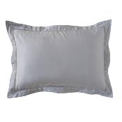 Taie oreiller - 65x65cm - Dolly - satin de coton brodé - perle