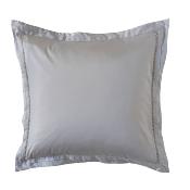 Taie oreiller - 65x65cm - Dolly - satin de coton brodé - perle