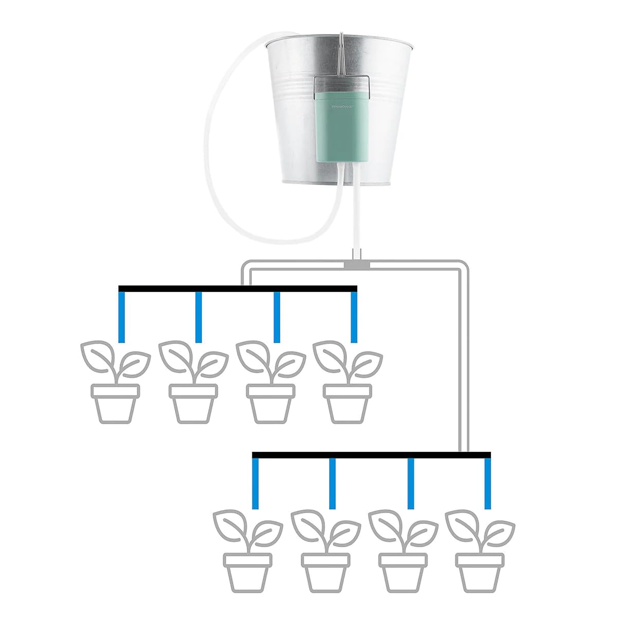 Système d’Arrosage Goutte-à-goutte Automatique pour Pots