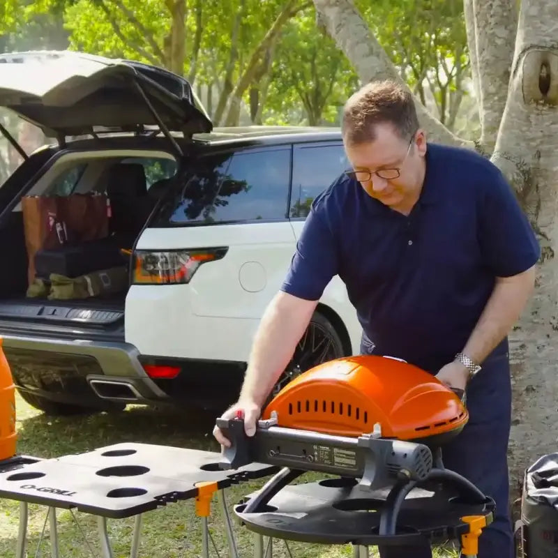 Barbecue gaz compact portable O- grill 500 orange