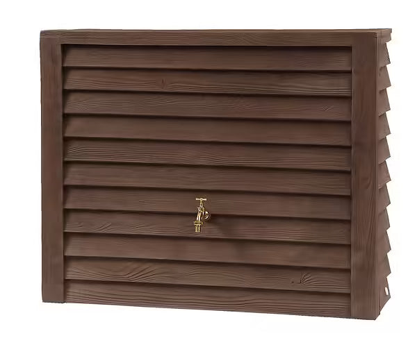 Réservoir mural Woody 350 L, bois foncé
