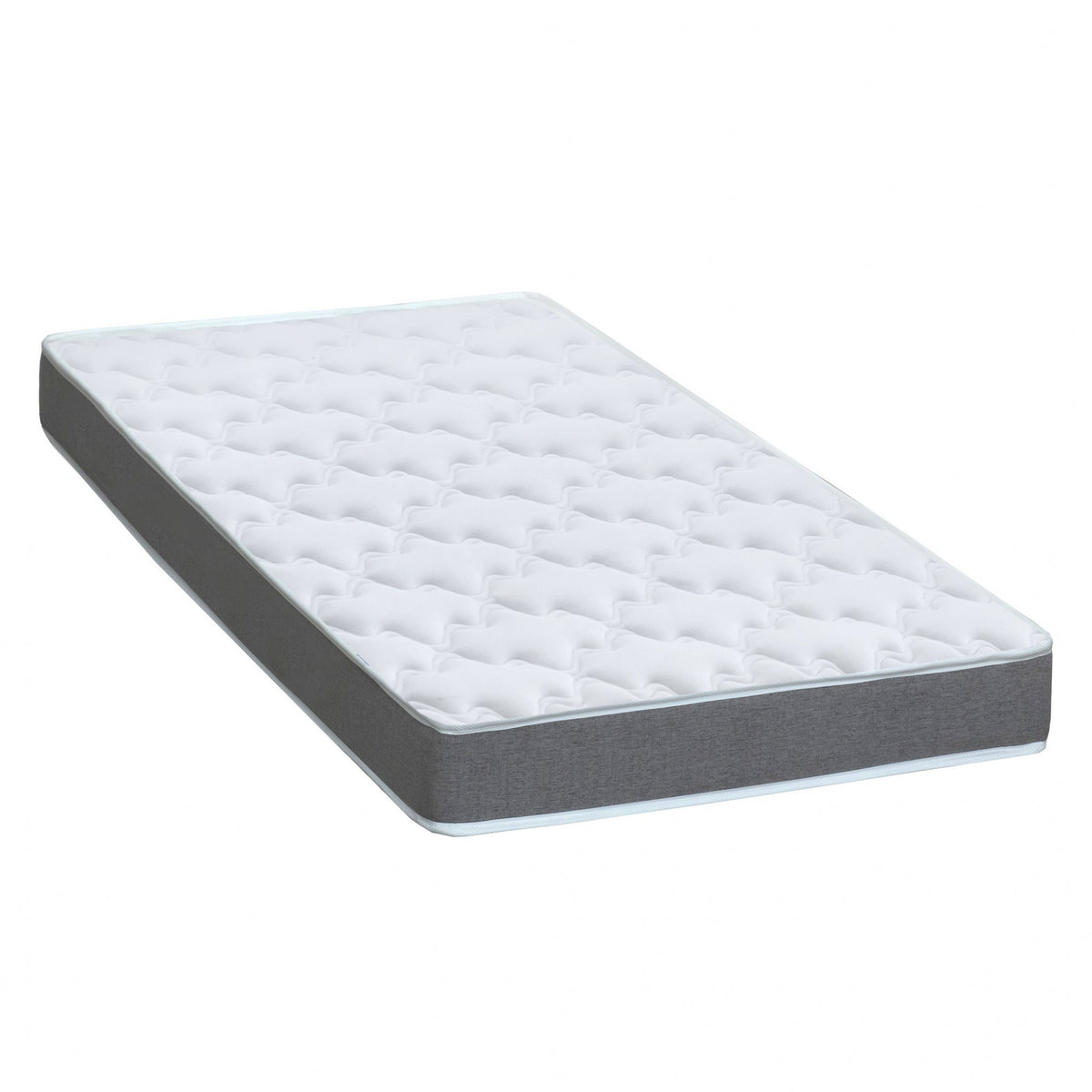 Ensemble literie électrique relaxation à plots + Matelas mousse HR35 2x80 x 200