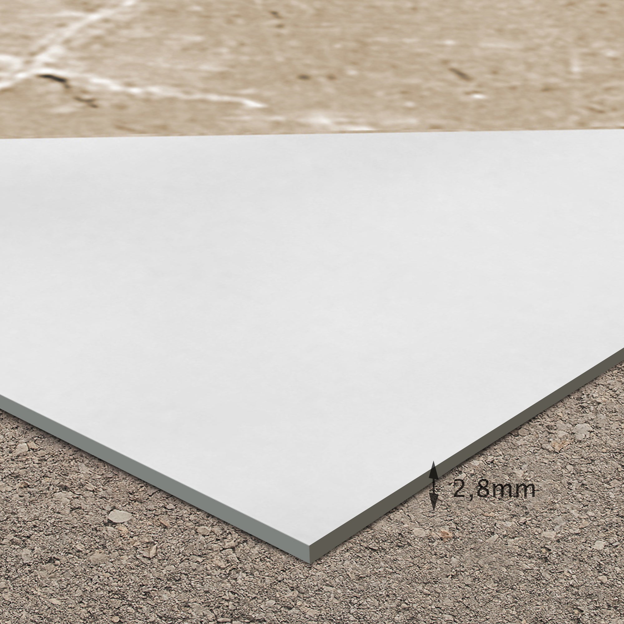 Tapis en vinyle pour intérieur / extérieur – Gadir Sepia