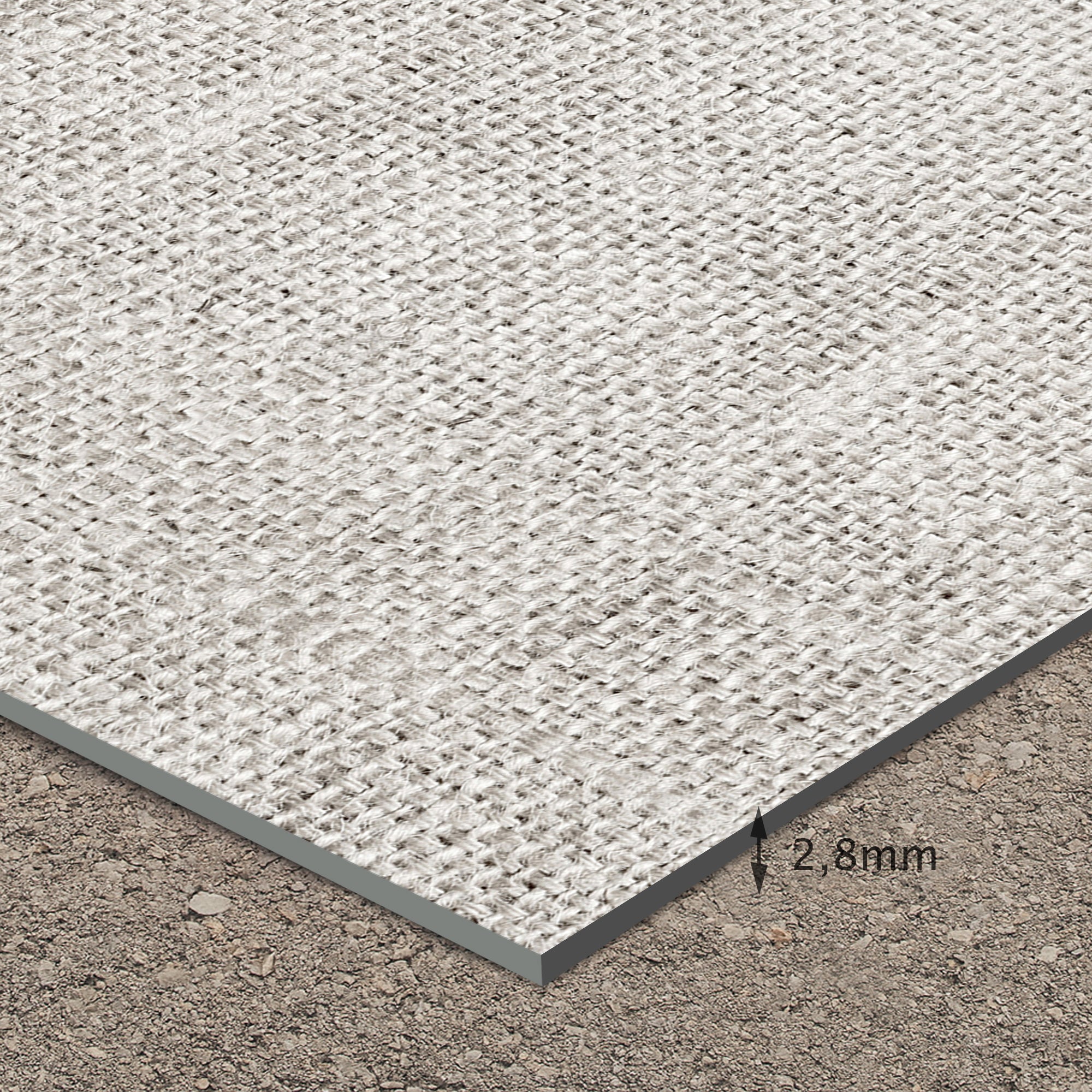 Tapis en vinyle pour intérieur / extérieur - Formes texture raphia