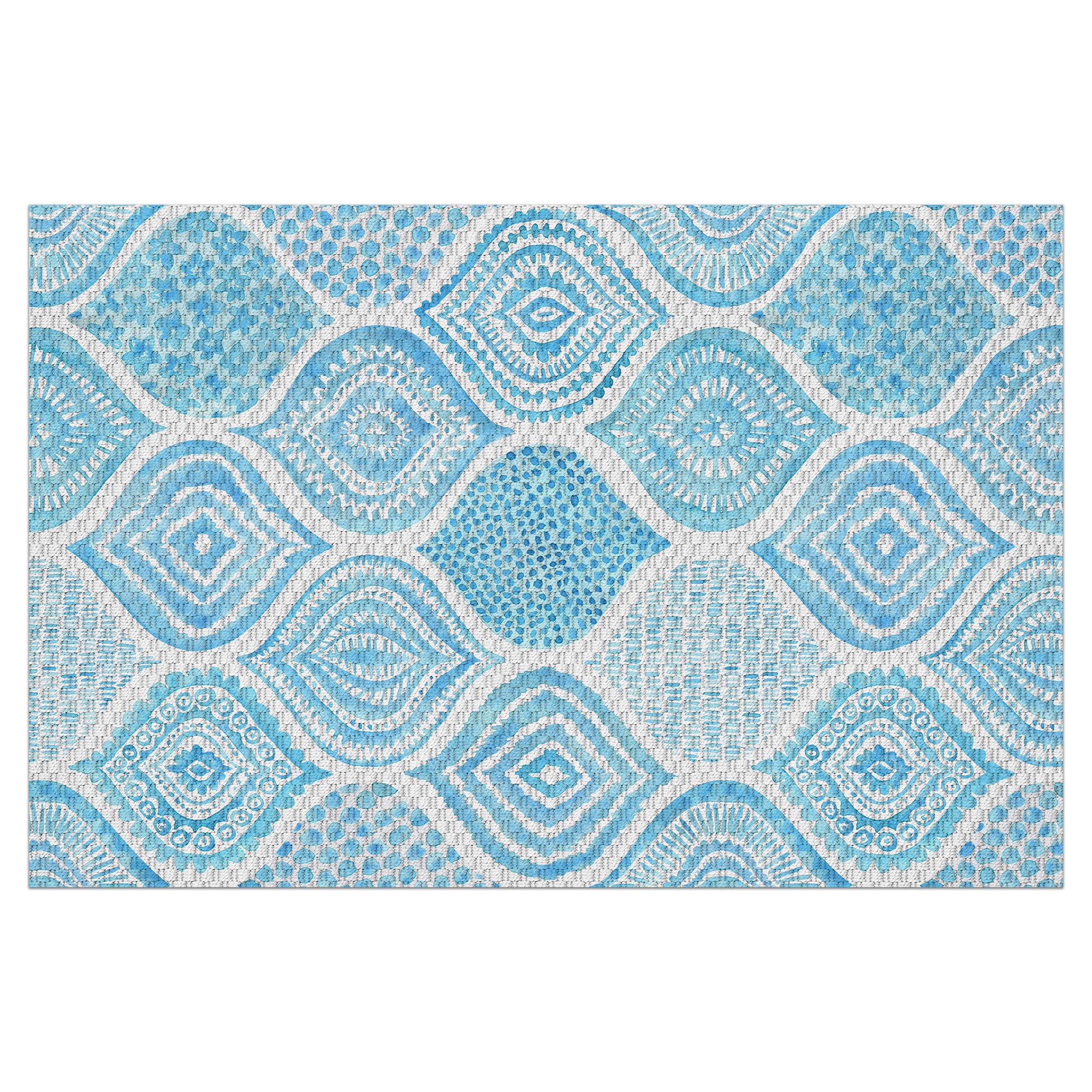 Tapis en vinyle pour intérieur / extérieur - Aqua