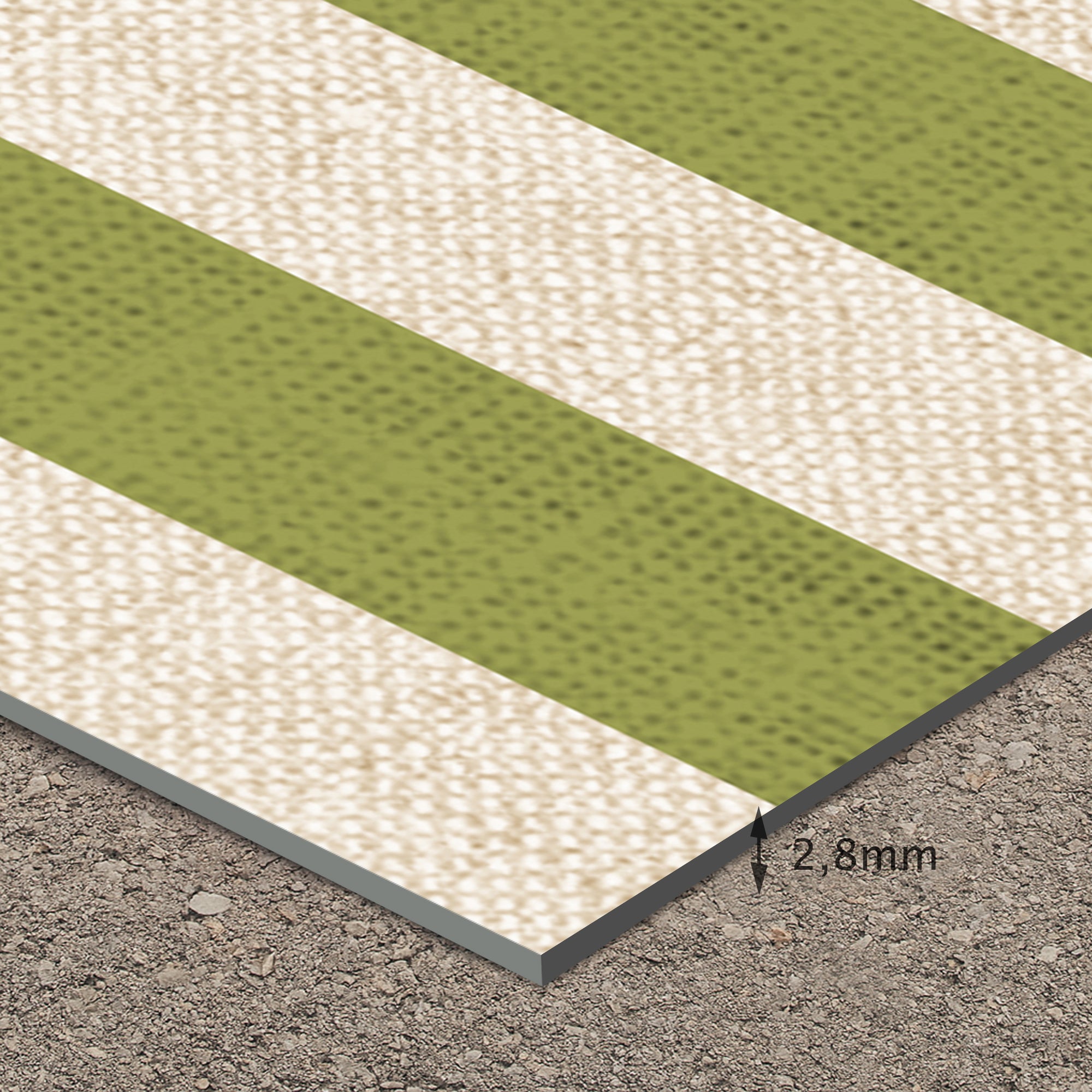 Tapis en vinyle pour intérieur / extérieur - Vert dynamique