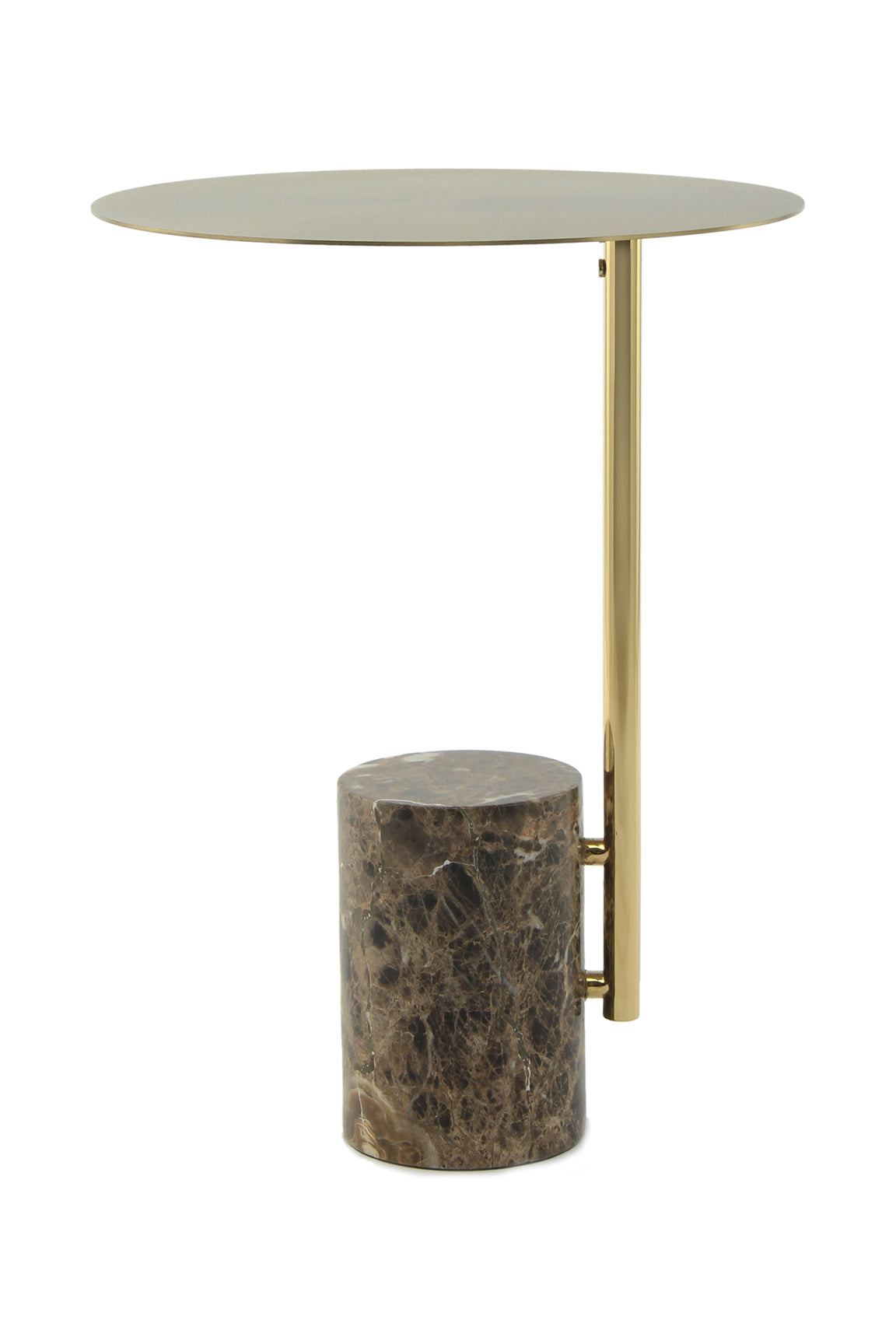 Table d'appoint marron multicolore - Oscar