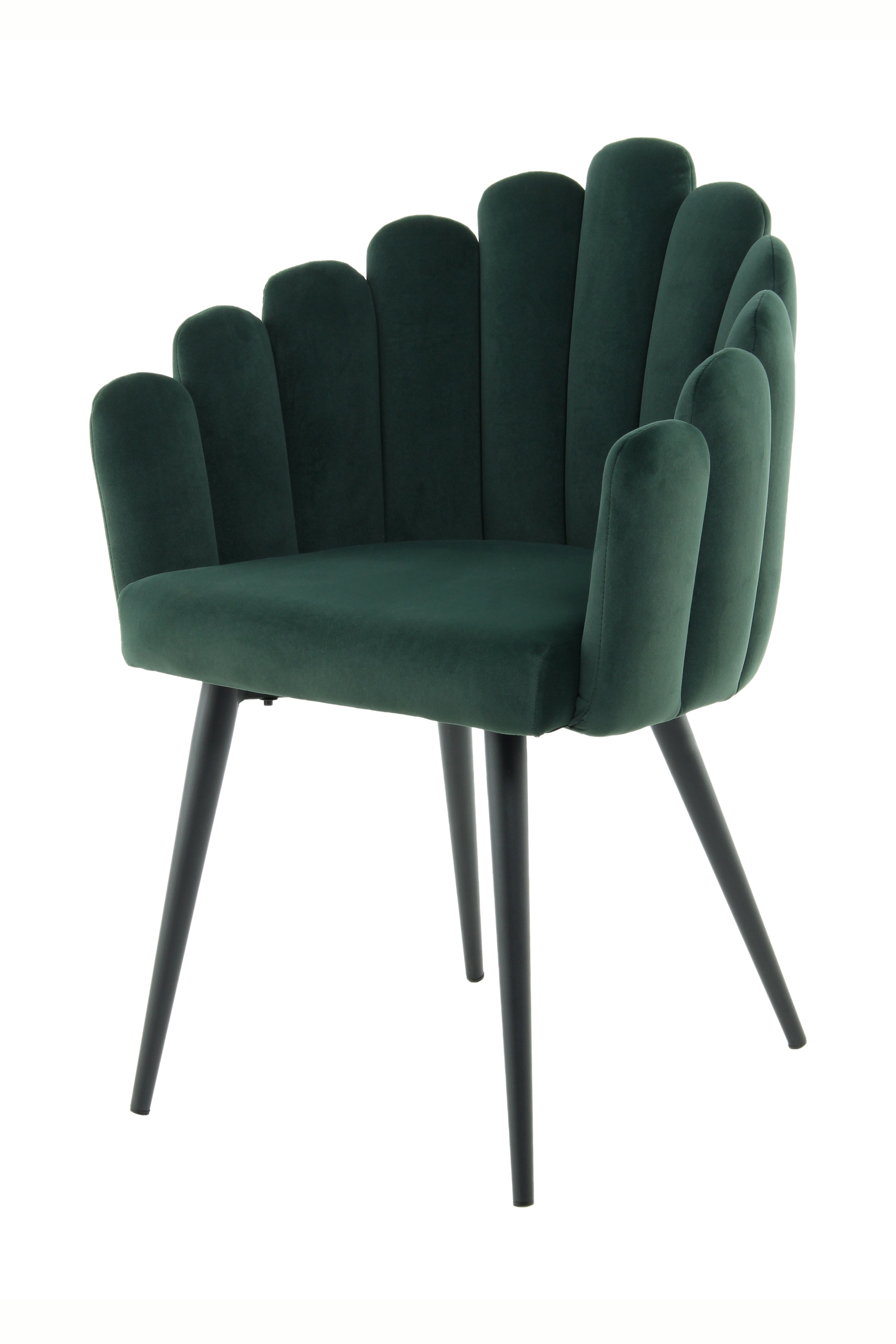 Chaise de salle à manger verte - Jeanne