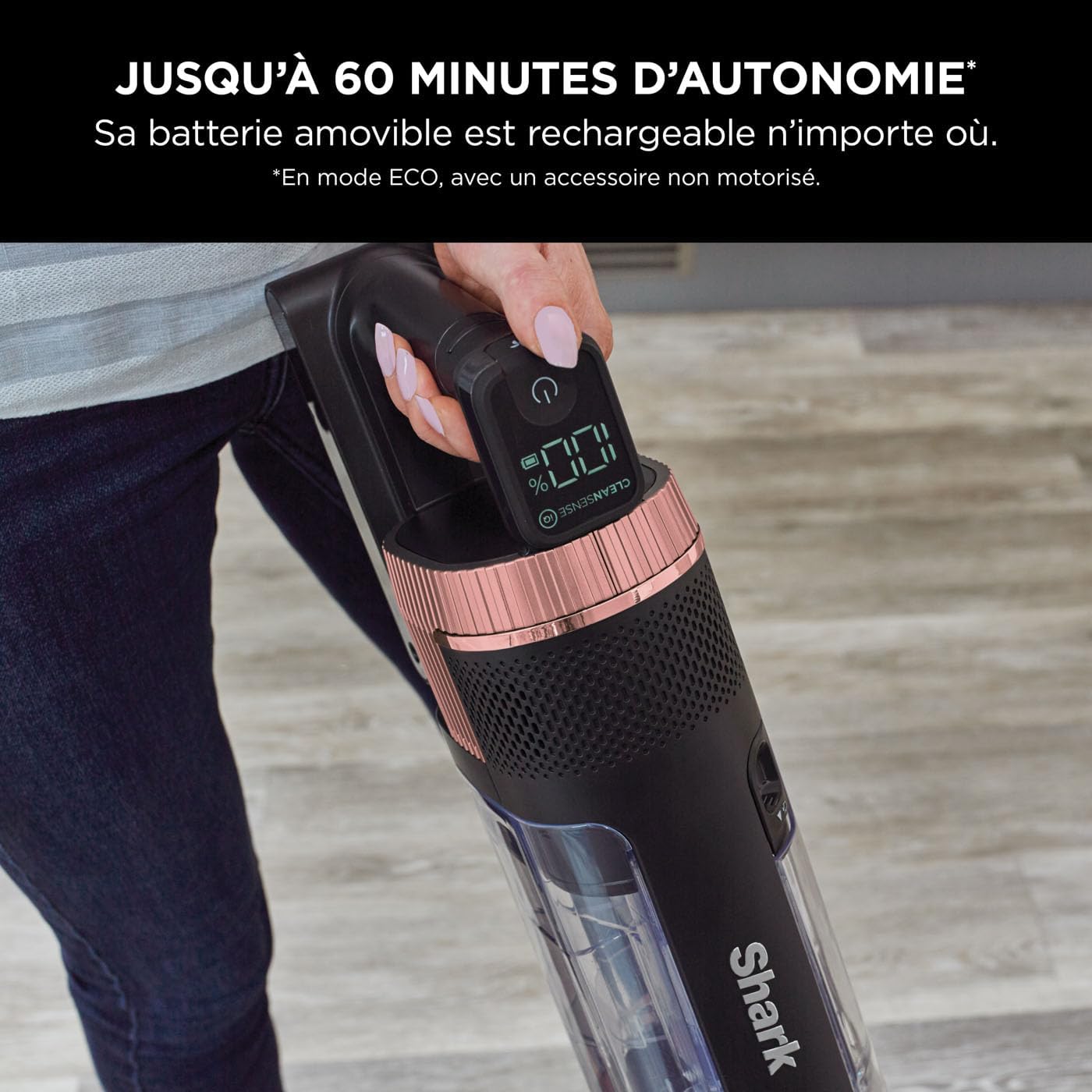 Aspirateur Balai Flexible Sans Fil puissant Shark Stratos IZ400EU