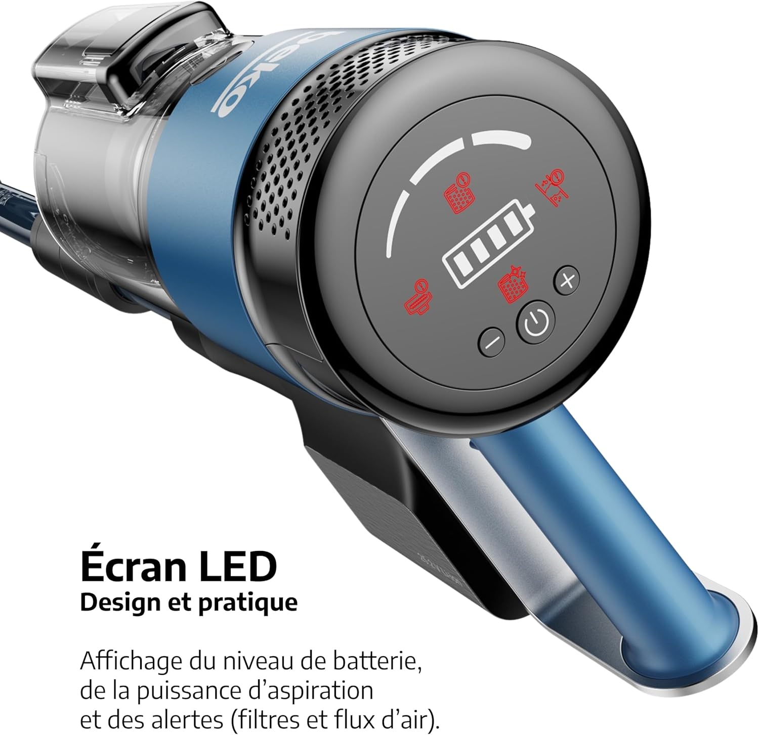 Aspirateur balai sans fil flexible 25.2v