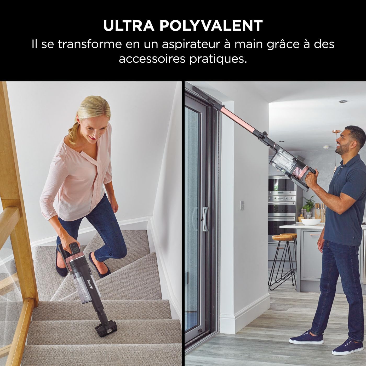 Aspirateur Balai Flexible Sans Fil puissant Shark Stratos IZ400EU