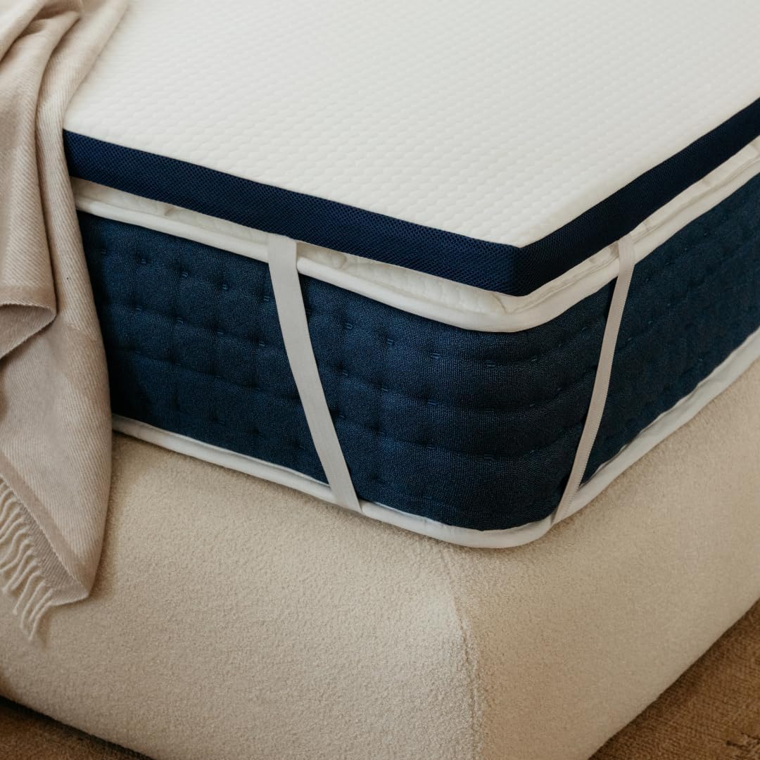 Surmatelas Premium Cloudy - Epaisseur 5cm - Gel à Mémoire de Forme et Tissu Respirant - très moelleux