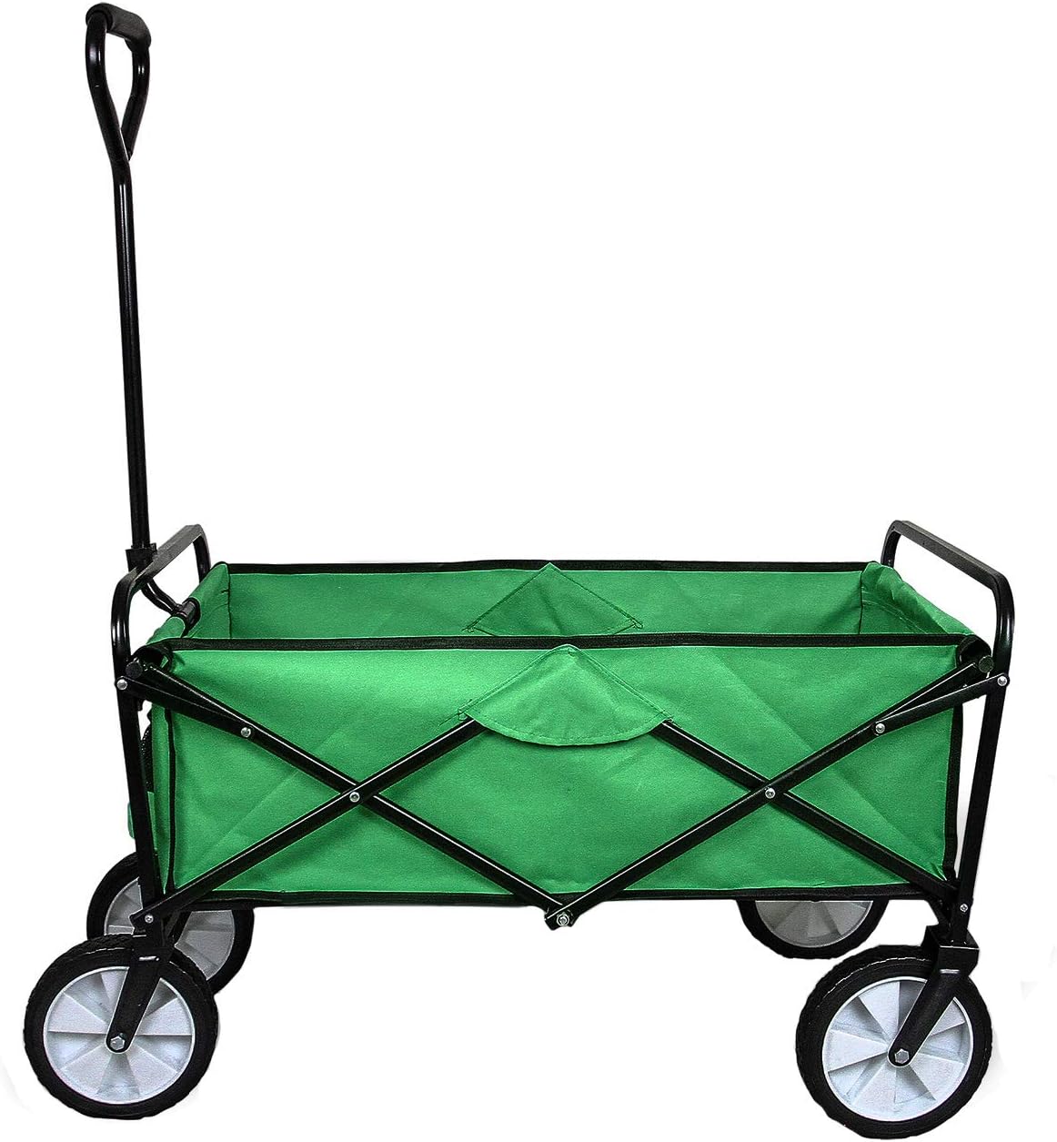 Chariot Pliable de Jardin 70 kg – Vert