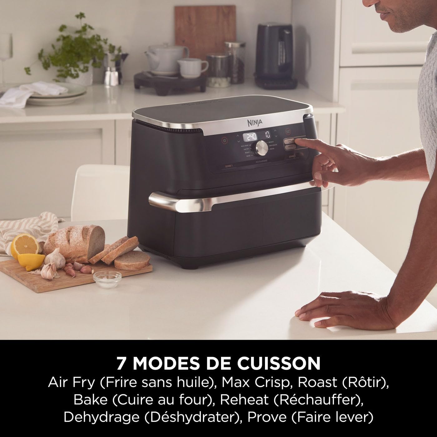 Airfryer Ninja Foodi Flex 7-en-1, 10,4L