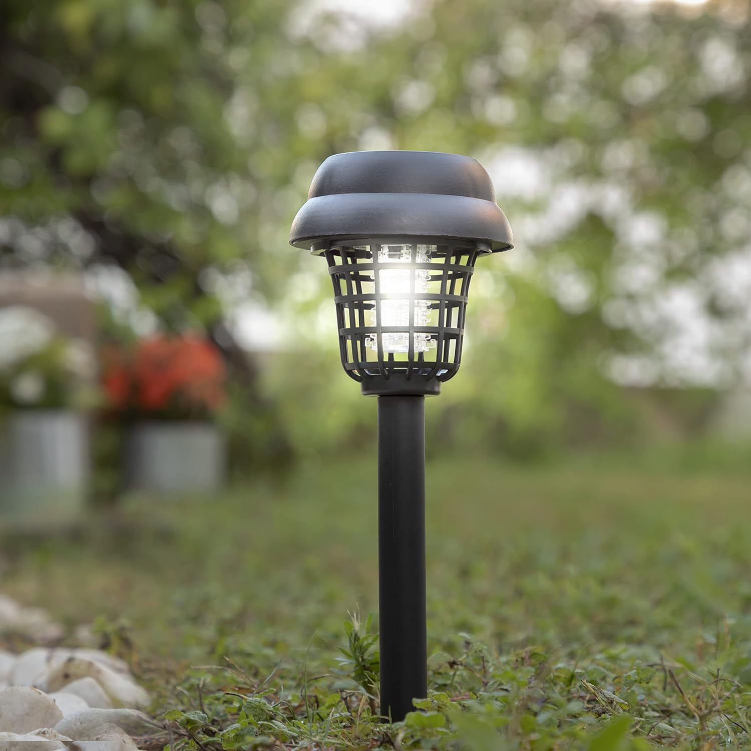 Lampe de Jardin Solaire Anti-moustiques Garlam