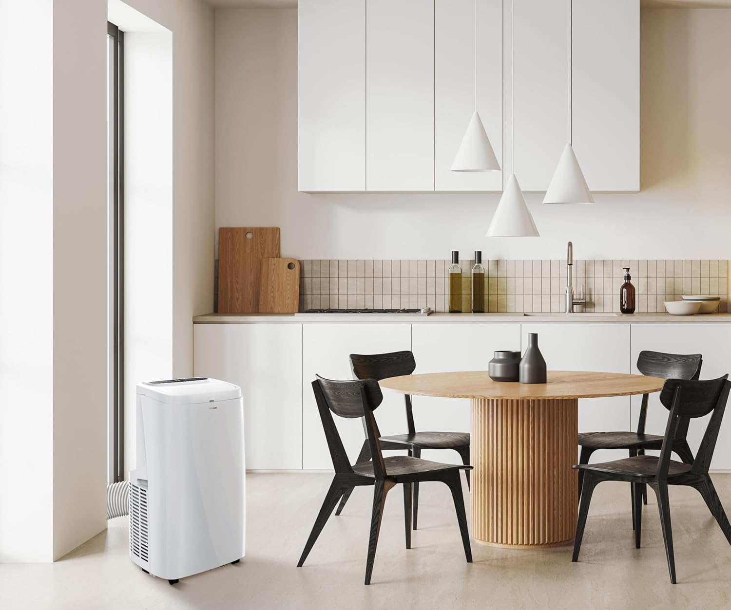 Climatiseur mobile Blanc 12000 BTU Classe A