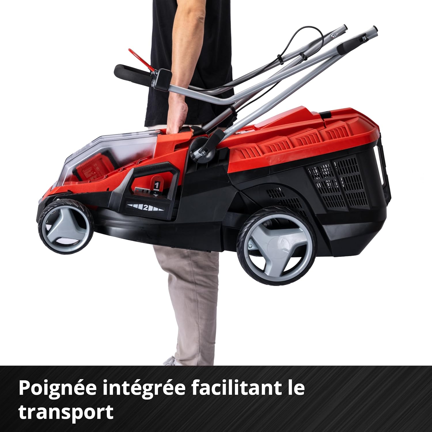Einhell Tondeuse à Gazon sans Fil avec 2 Batteries 4 Ah + 2 chargeurs