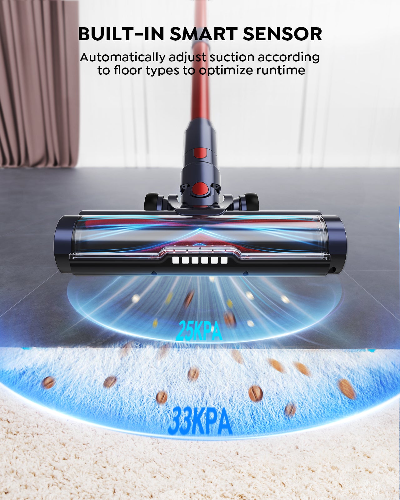 Aspirateur balai sans fil V12 PRO