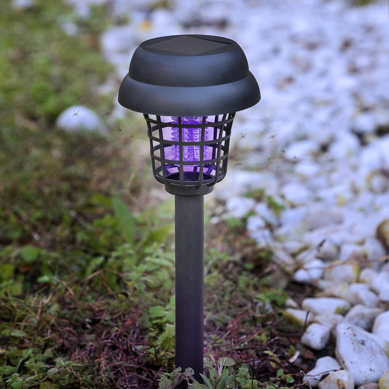 Lampe de Jardin Solaire Anti-moustiques Garlam