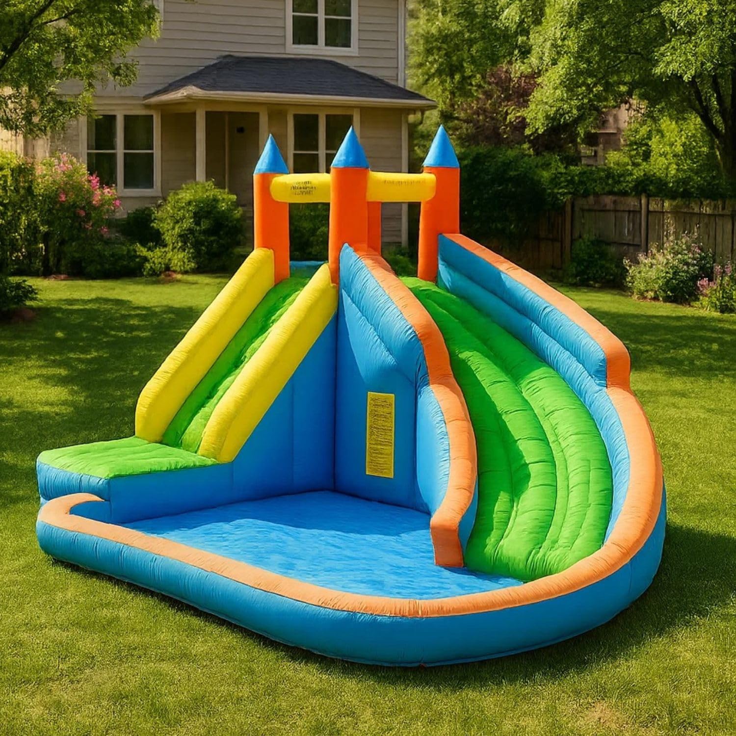 Chateau gonflable 400 x 300 x 250cm - Jungle Aquatique