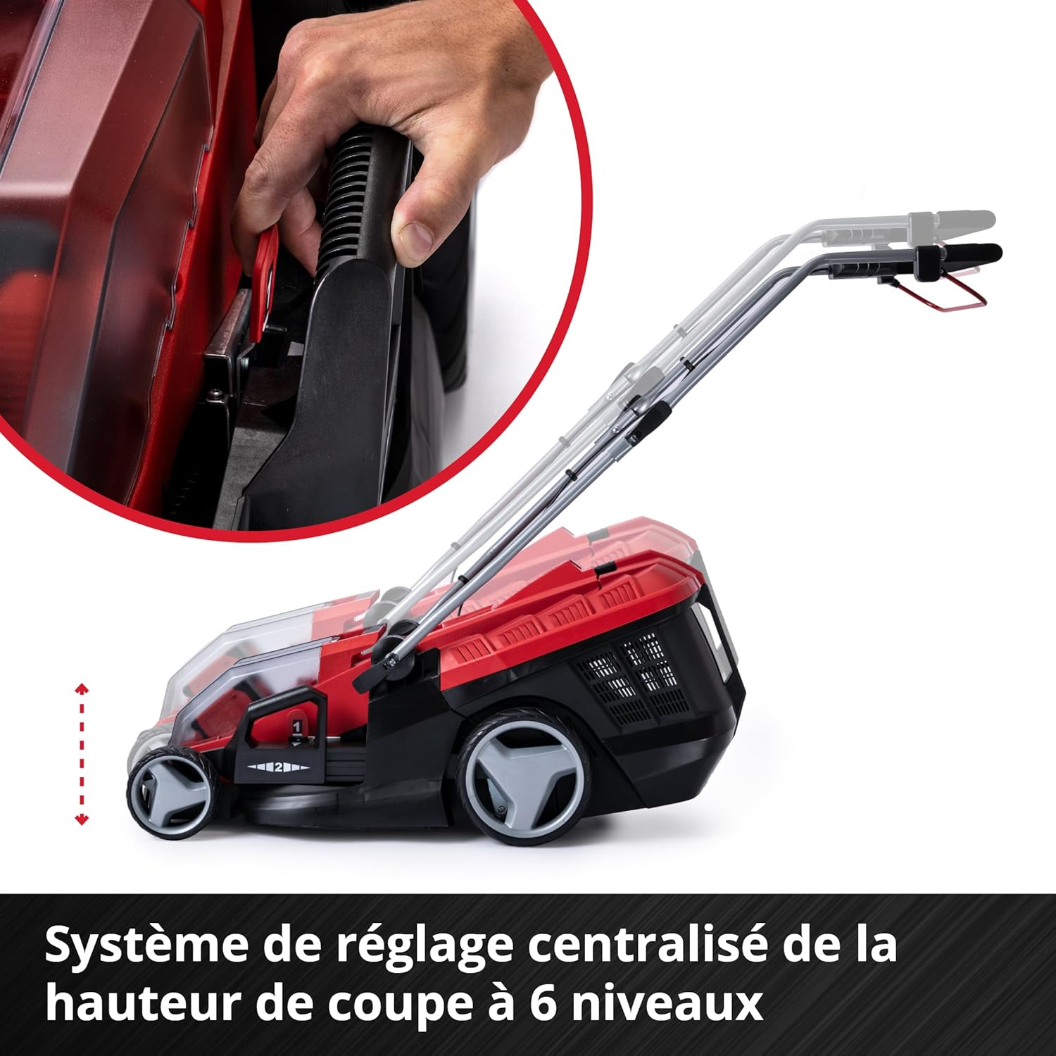 Einhell Tondeuse à Gazon sans Fil avec 2 Batteries 4 Ah + 2 chargeurs