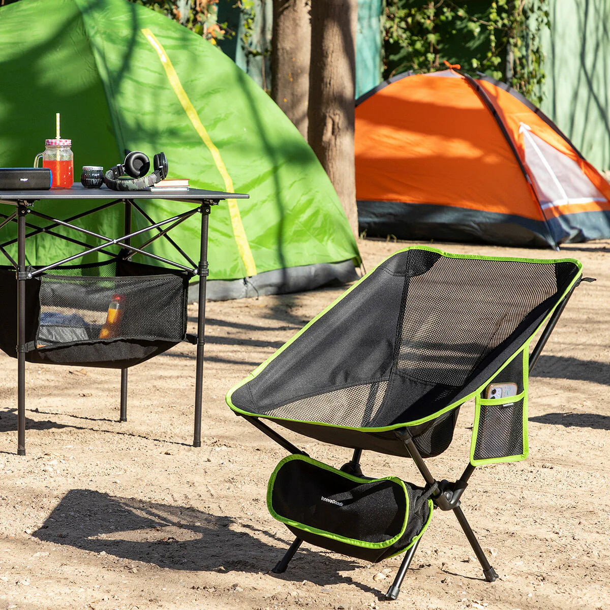 Chaise de camping pliante