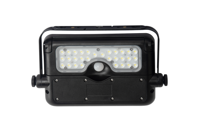 FlinQ Solar LED Floodlight 5W - Projecteur à énergie solaire - Lampe d'extérieur - IP65 - Lumière vive avec détecteur de mouvement