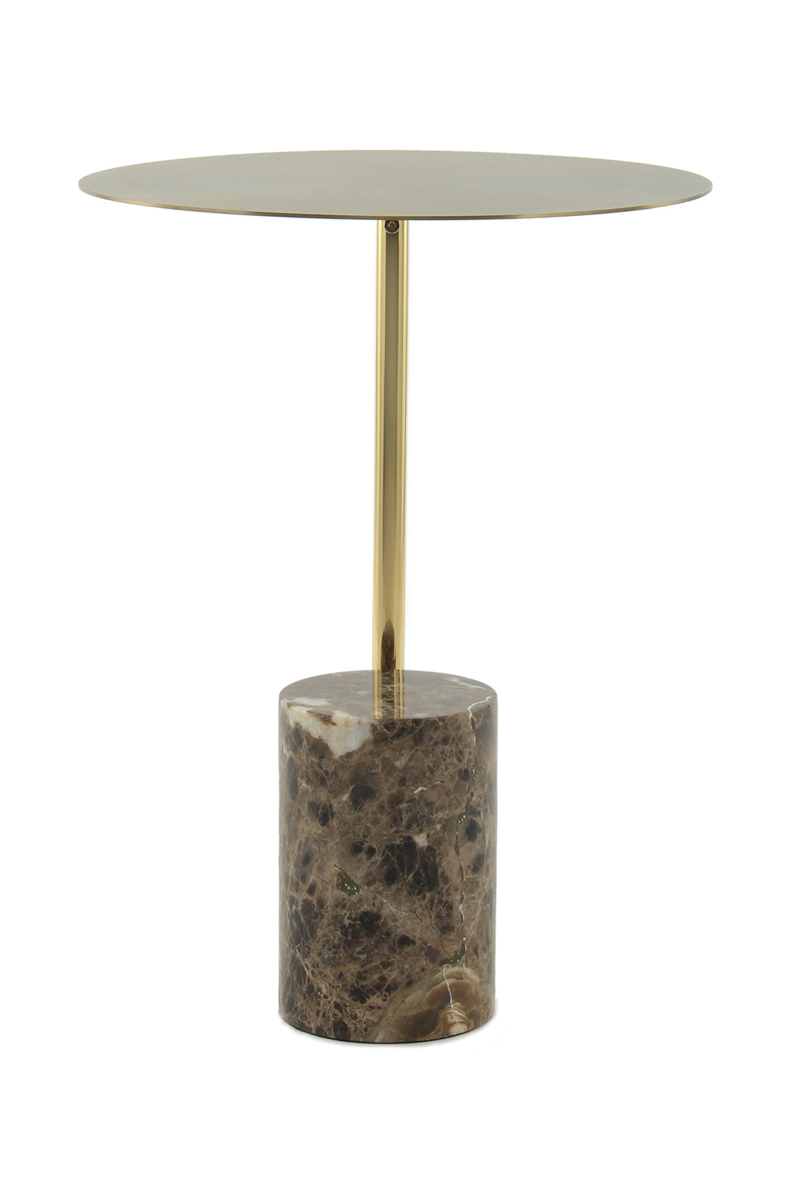 Table d'appoint marron multicolore - Oscar