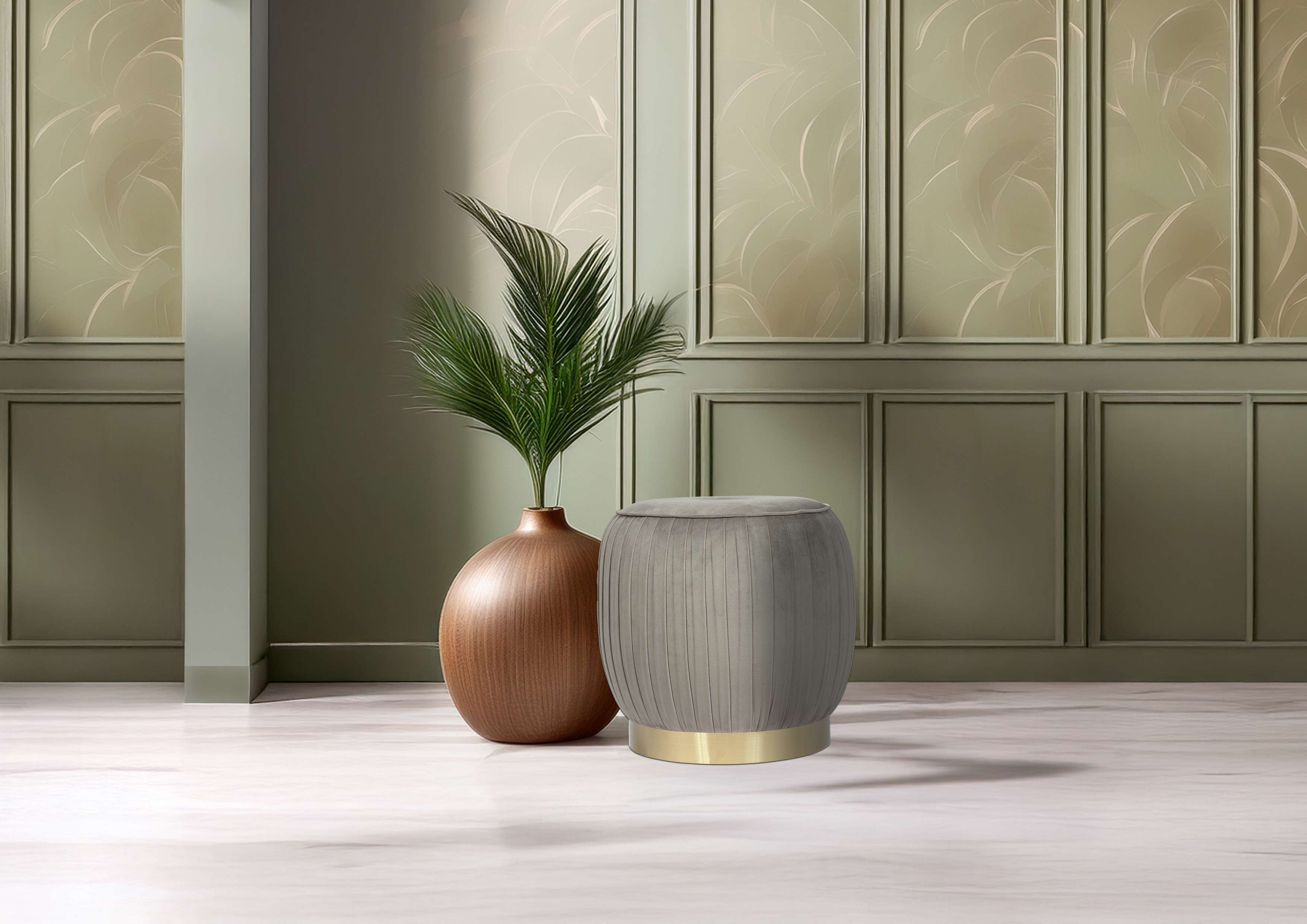 Tabouret gris - Lyla