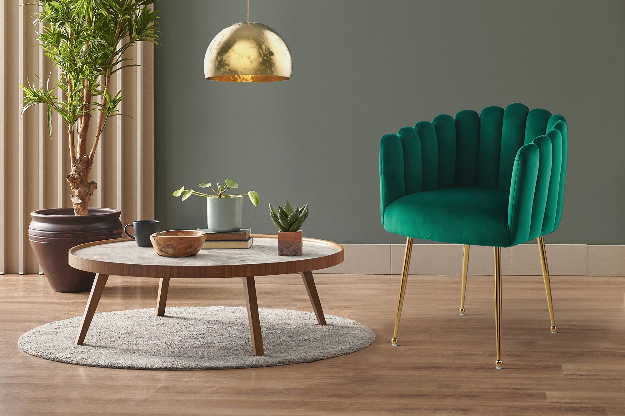 Chaise verte - Muna