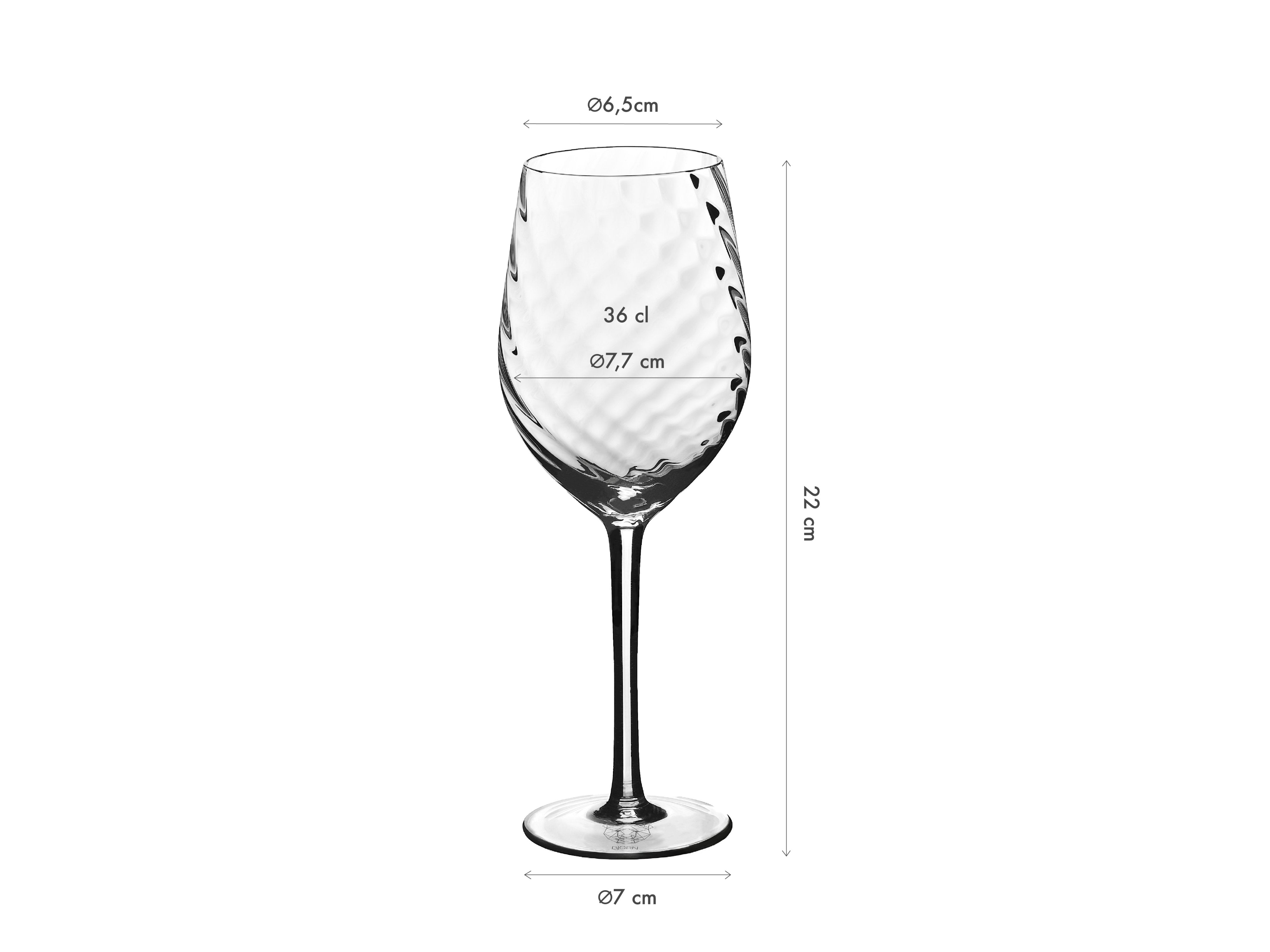 Verre à pied 36cl STEN - 6 pièces