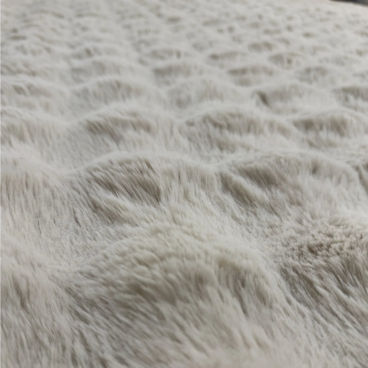 Tapis doux et moelleux beige - Bubble