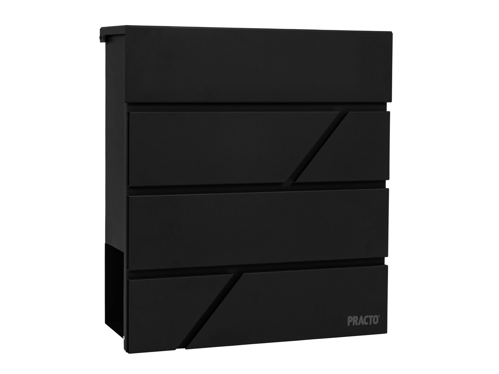 Boîte aux lettres - mat noir - Bordeaux