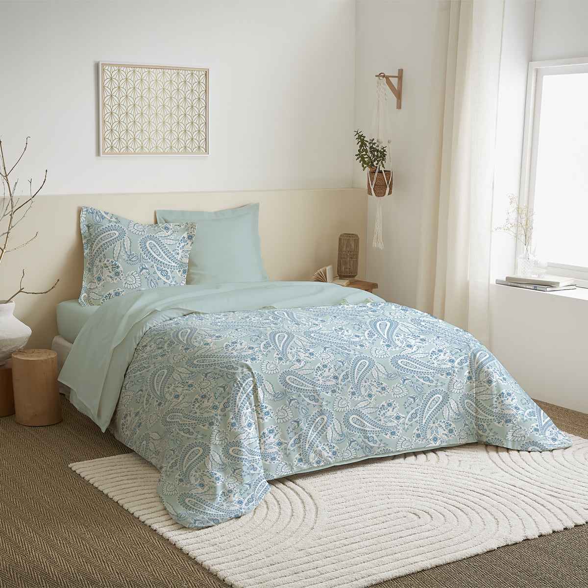 Pack Complet Housse de couette  Imprimé 240 x 220 cm - Drap housse 140 x 190 cm 9 modèles au choix