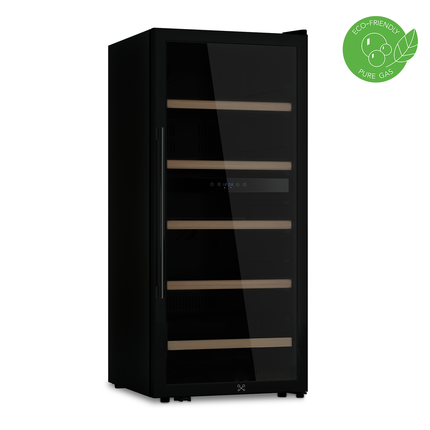 Cave à vin Dual zone 91 bouteilles pose libre noire