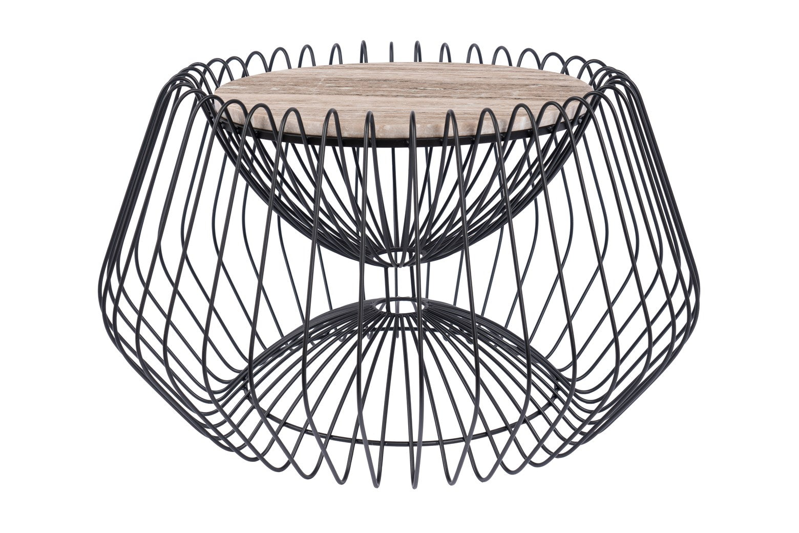 Table d'appoint marron noir - Malibu