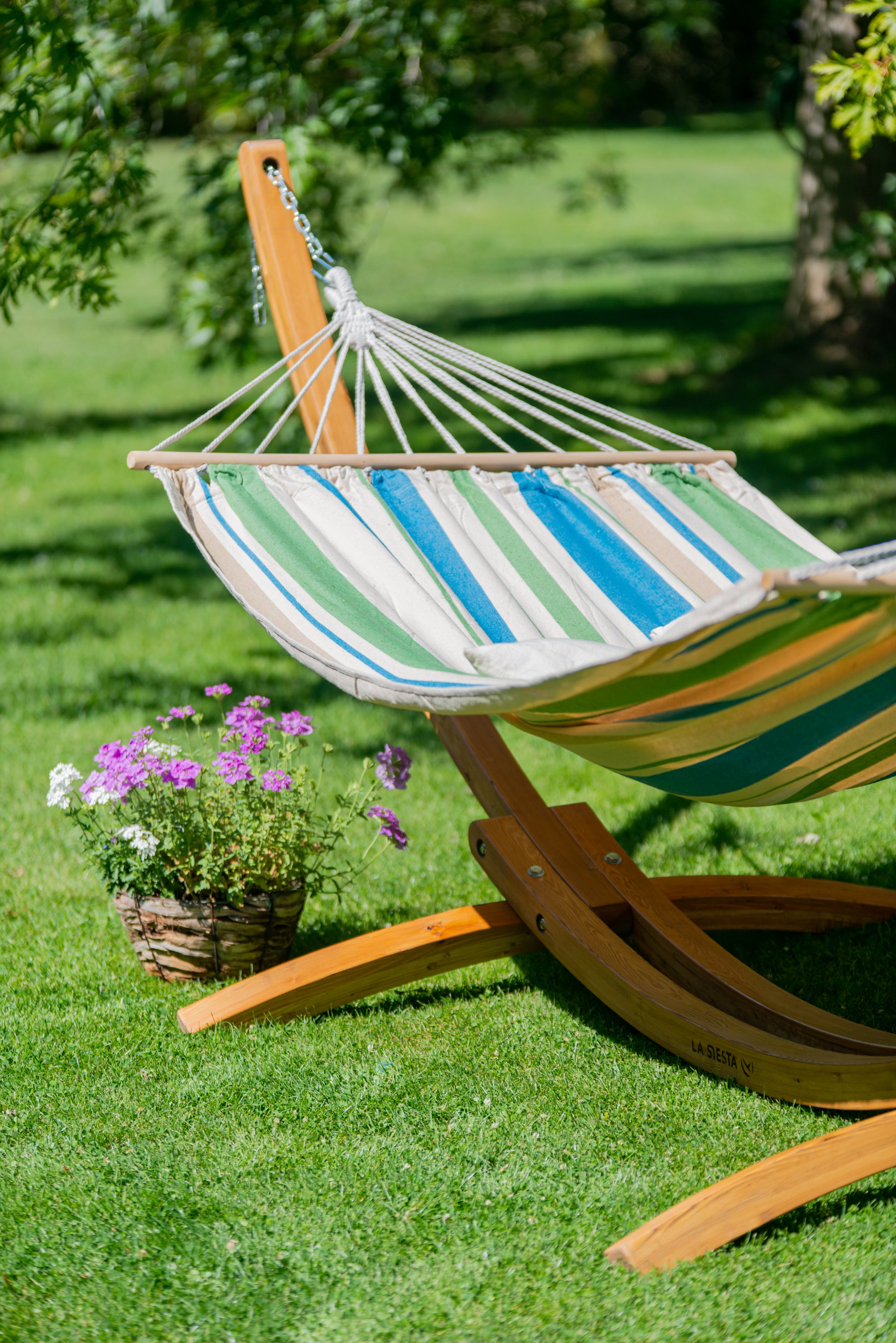 Hamac à barres Chillounge Single - La Siesta Green Bay