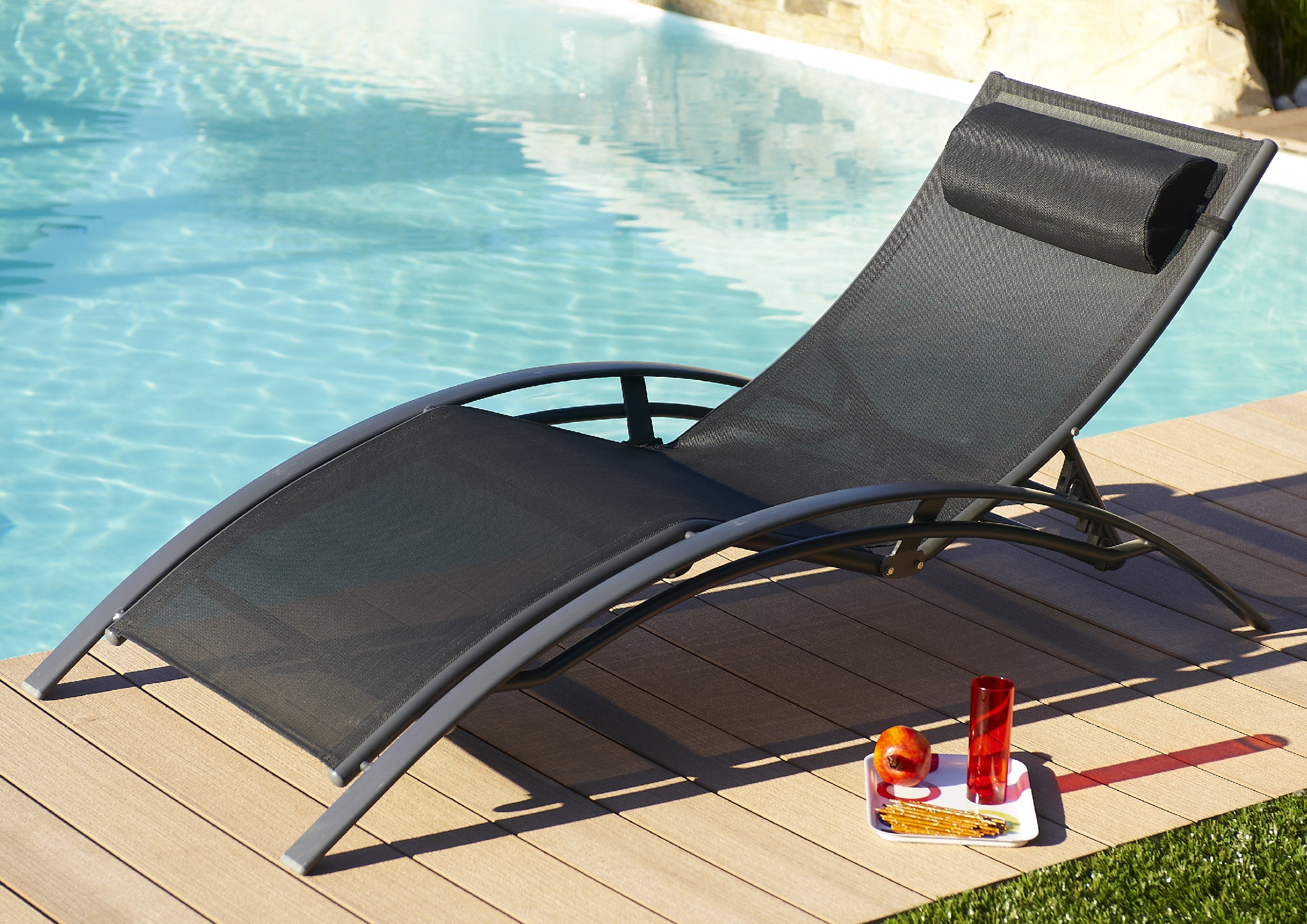 2 bains de soleil CL76-NM empilables