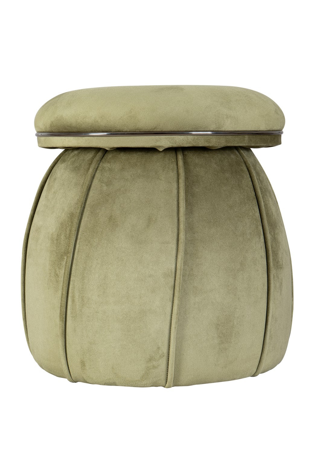 Tabouret vert / graphite - Corinne