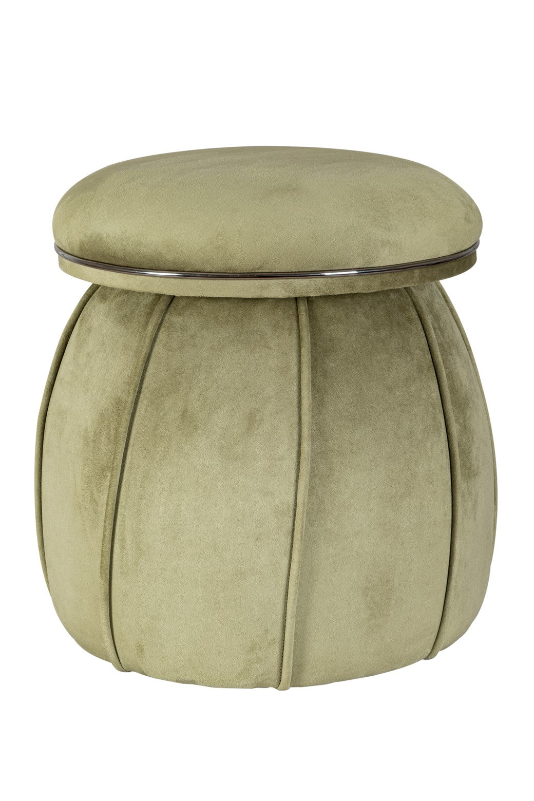 Tabouret vert / graphite - Corinne