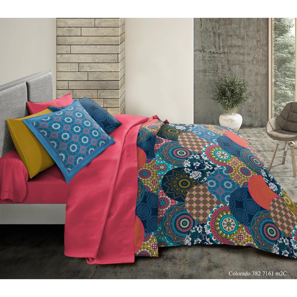Parure de couette réversible pour lit 240 x 220 cm 13 modèles au choix