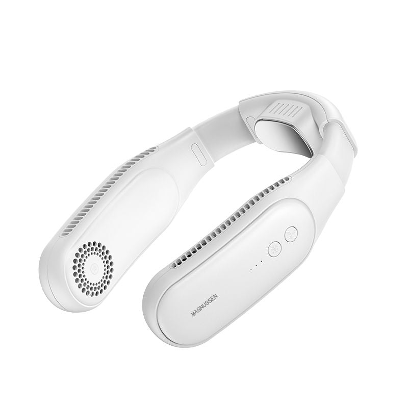 Ventilateur de cou portable blanc luxe