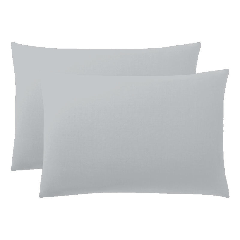 Lot de 2 Taies d'oreiller "Duo Protect" imperméable 100% Coton 57 fils/cm² 50 x 70 cm Nuage