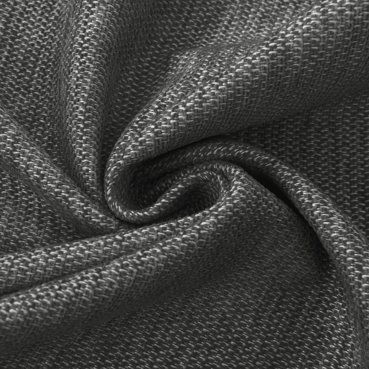 Rideau occultant phonique et thermique doublé polaire 140 x 240 cm "Arctica" 100% opaque Granite