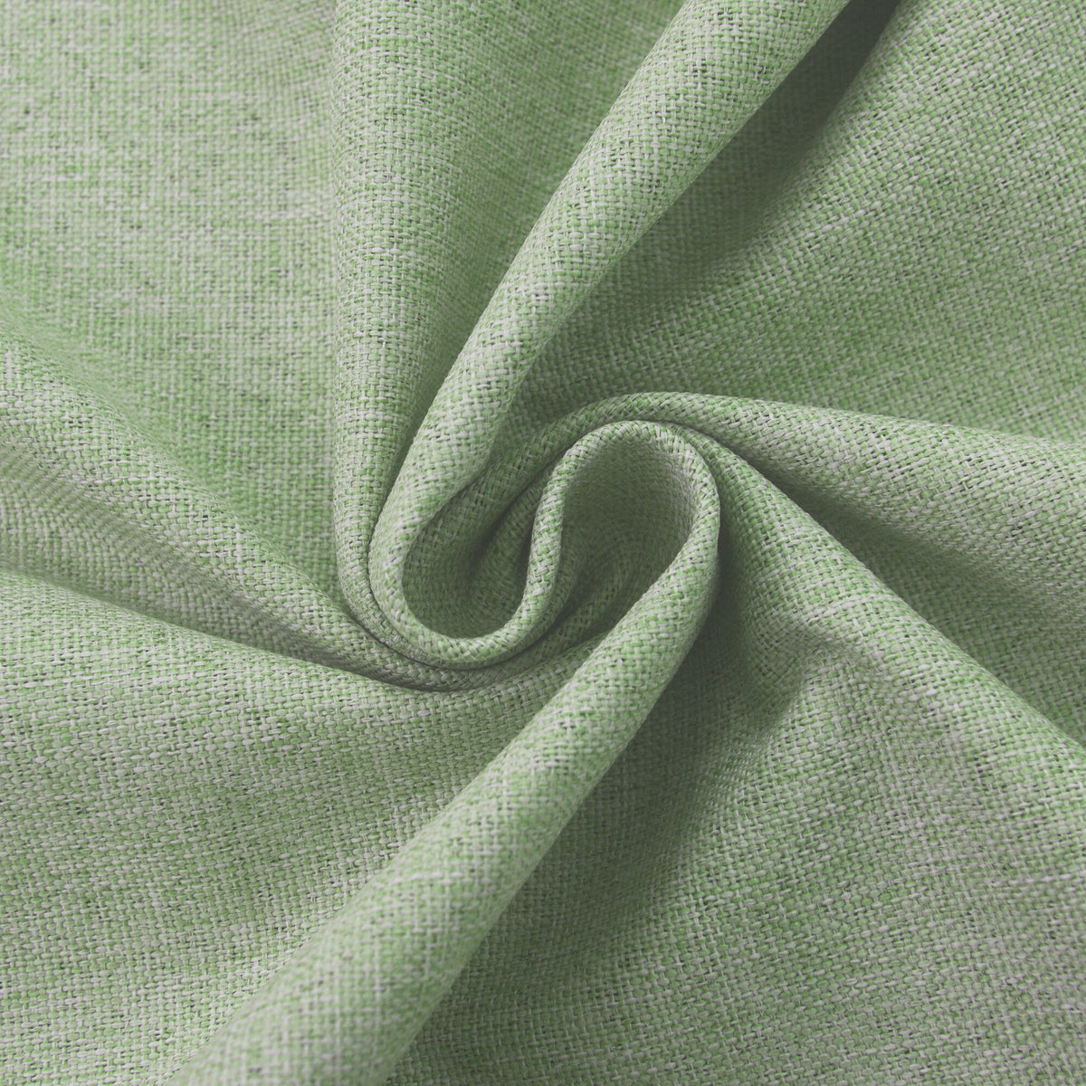 Rideau 100% occultant + 8 œillets 140 x 240 cm Polyester chambray "Cocooning" Menthe
