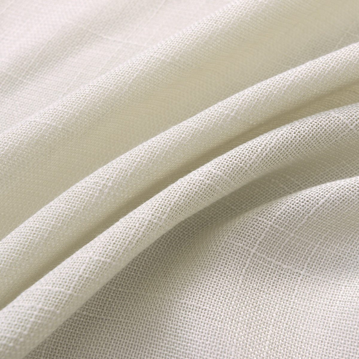 Rideau ajustable + 8 anneaux pince 140 x 270 cm Polyester effet lin" Evasion" Nuage