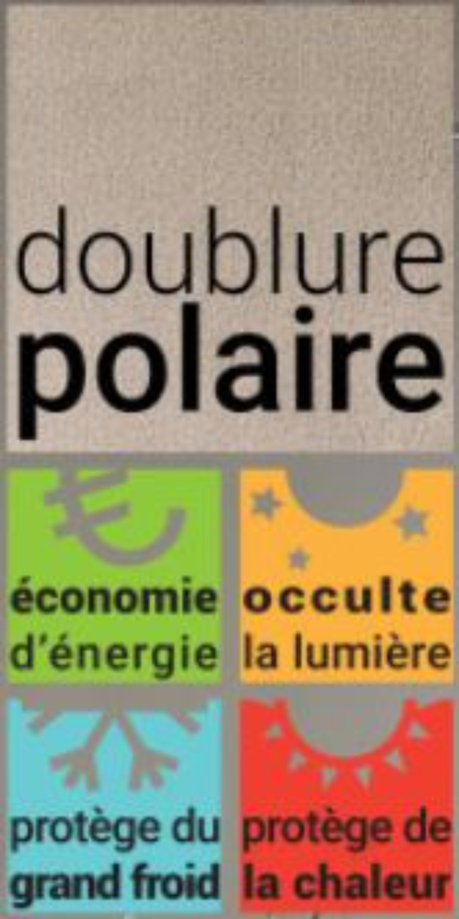 Rideaux Occultant Thermique 140 x 260 cm  Bleu nuit