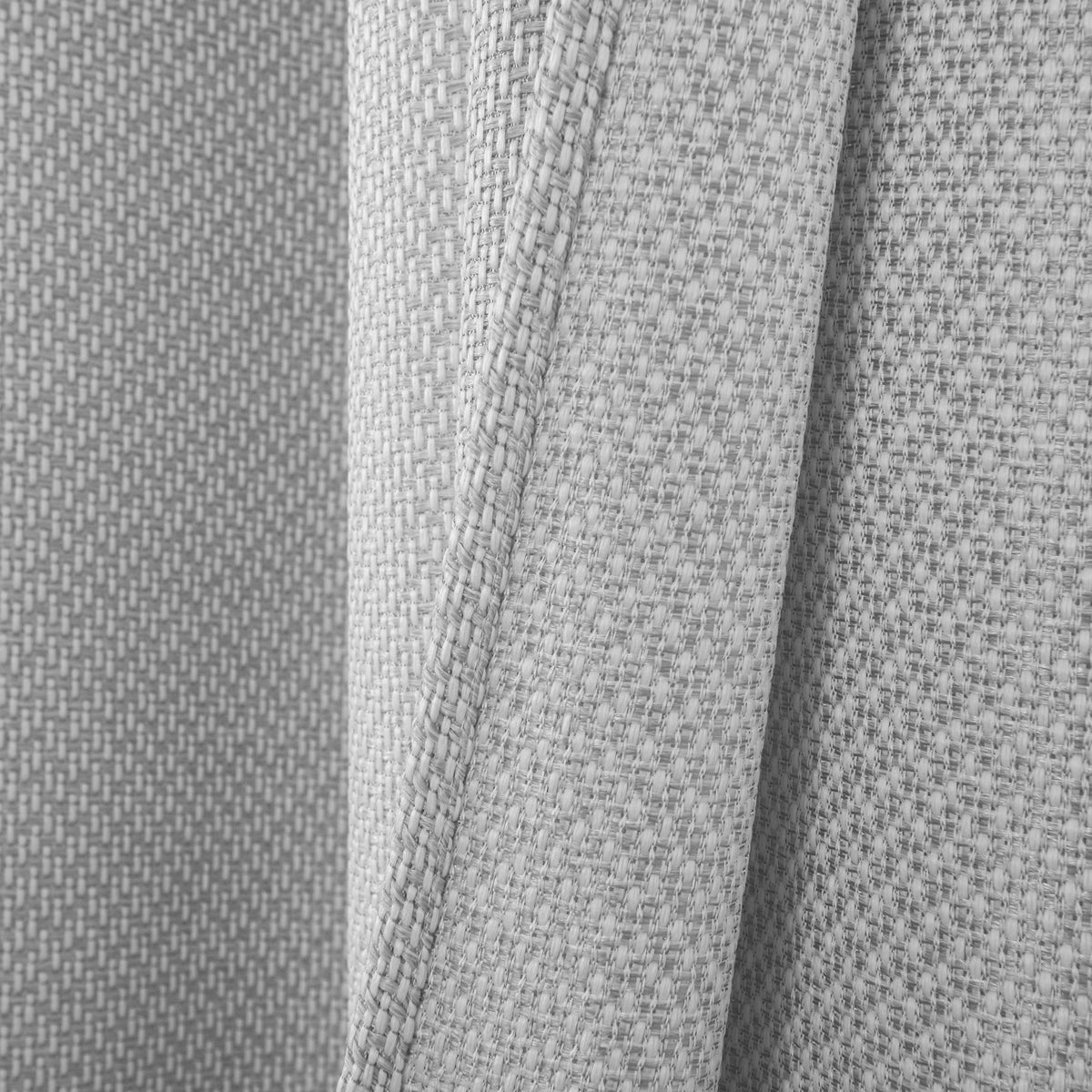 Rideau d'ameublement + 8 oeillets 140 x 240 cm Polyester fils teints jacquard "Victoria"Granite