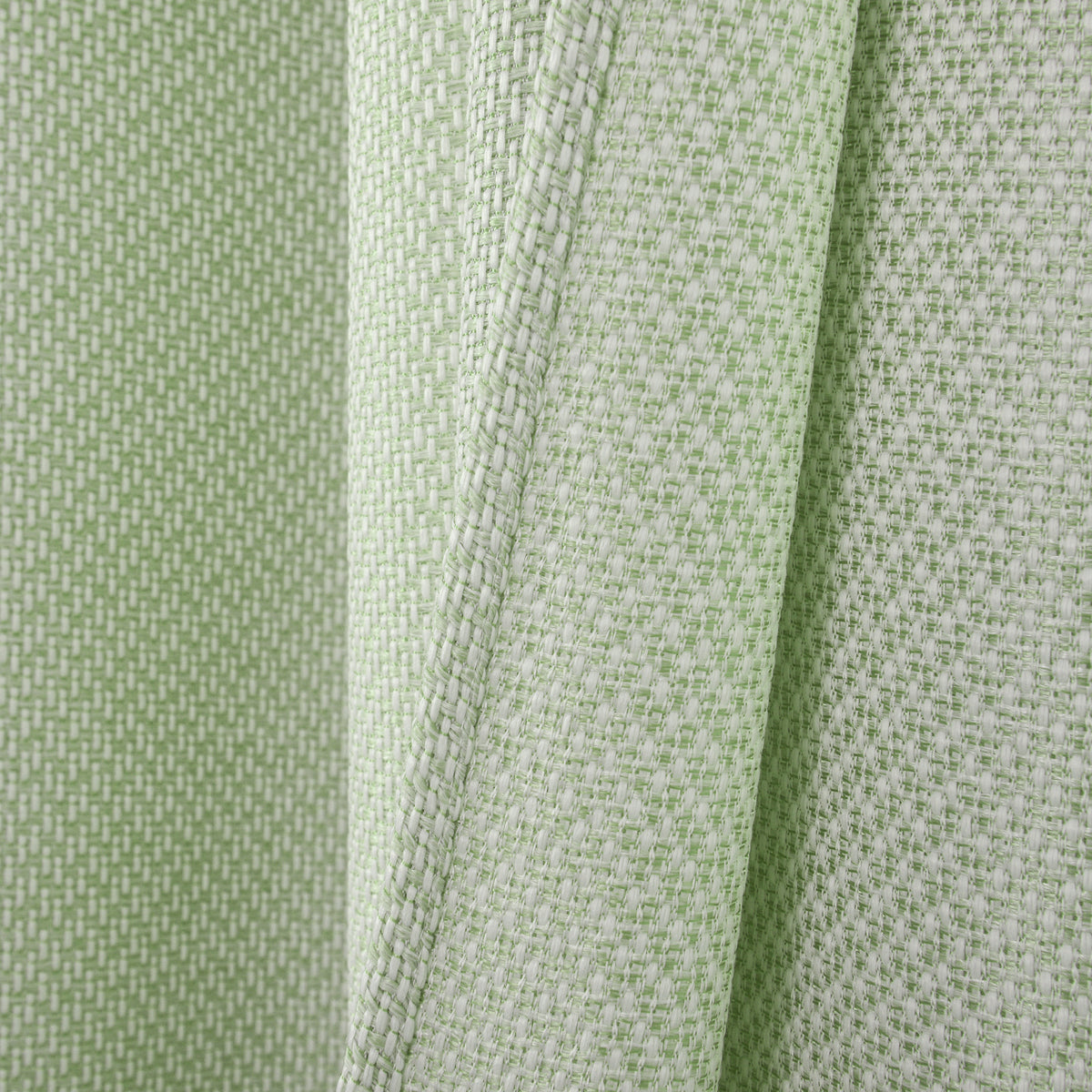 Rideau d'ameublement + 8 oeillets 140 x 240 cm Polyester fils teints jacquard "Victoria"Menthe