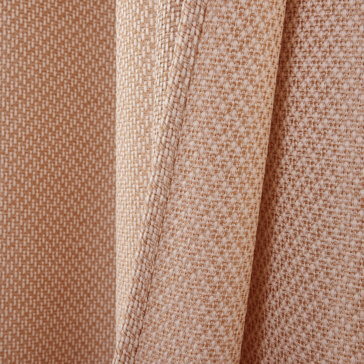 Rideau d'ameublement + 8 oeillets 140 x 240 cm Polyester fils teints jacquard "Victoria"Terracotta